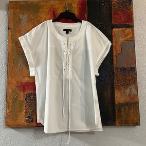 J.crew white top for woman